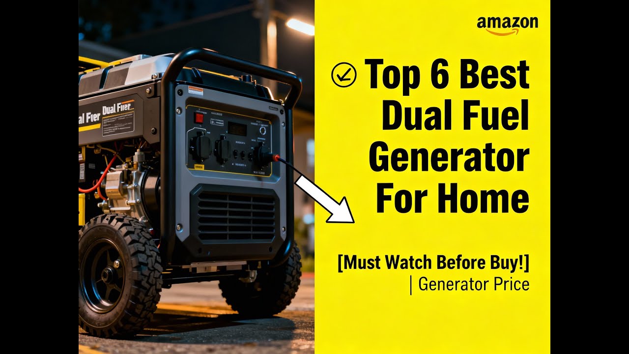 ✅Top 6 Best Dual Fuel Generator For Home [Must Watch Before Buy!] | Generator Price