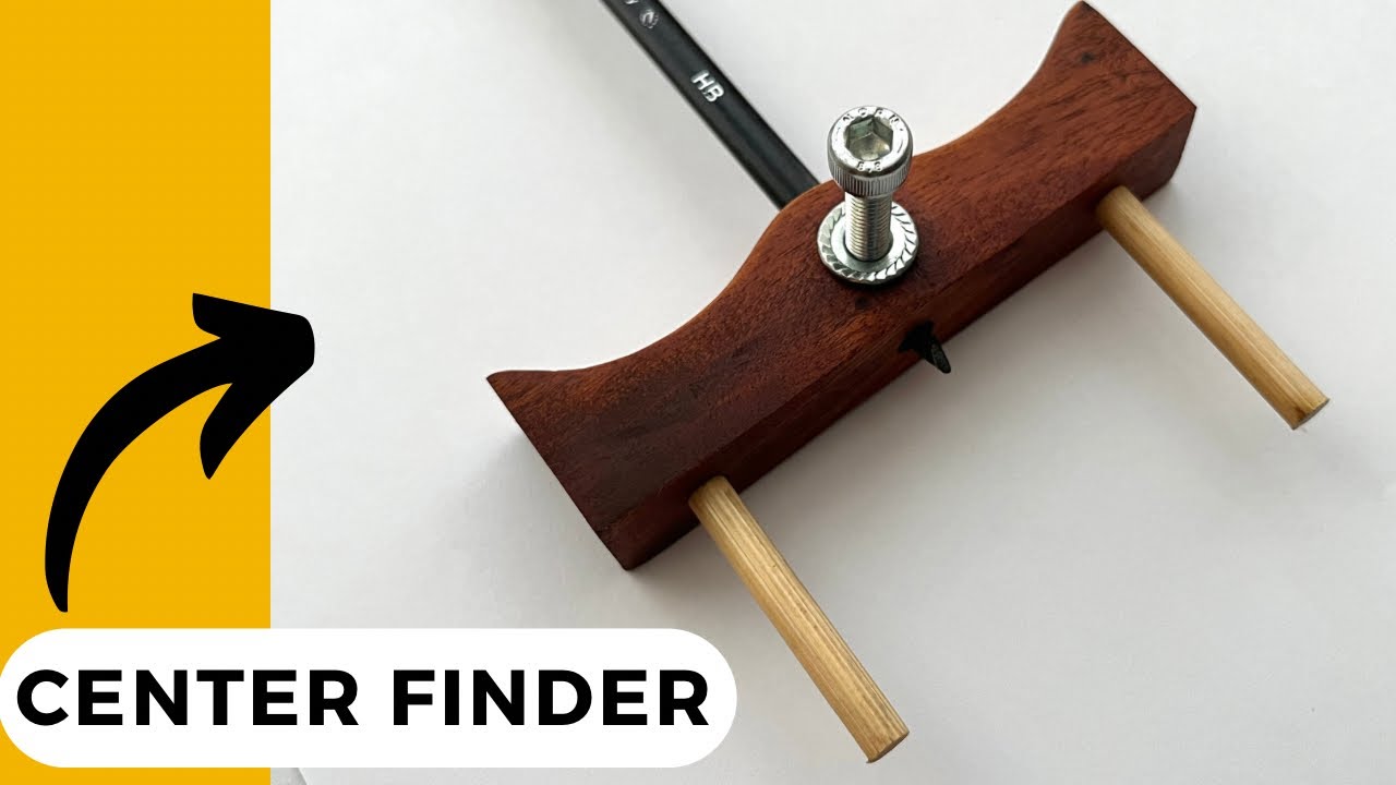 Woodworking DIY: Crafting a Simple and Effective Wooden Center Finder #centerfinder #diywoodcraft