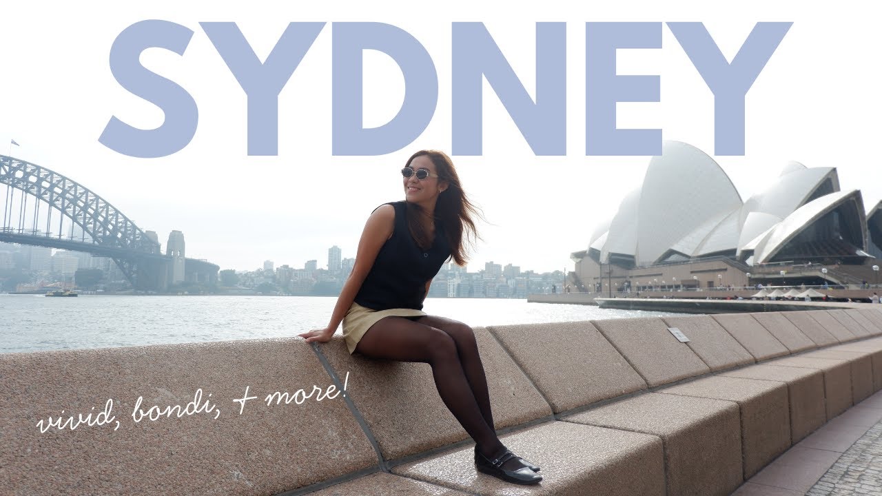 FULL SYDNEY VLOG! (bondi, vivid, harbor bridge, opera house)