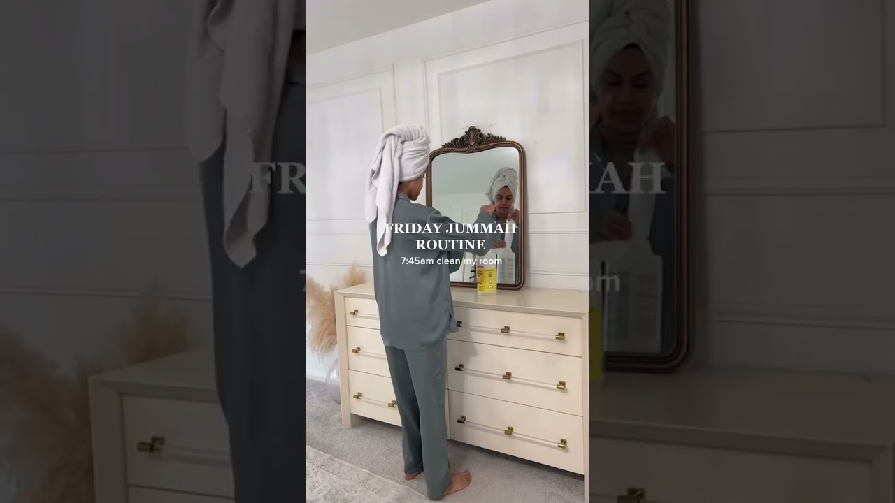 Jummah routine ✨🌙 #morningroutine #islamicvideo #muslimah #jummahmubarak #allah #fypシ