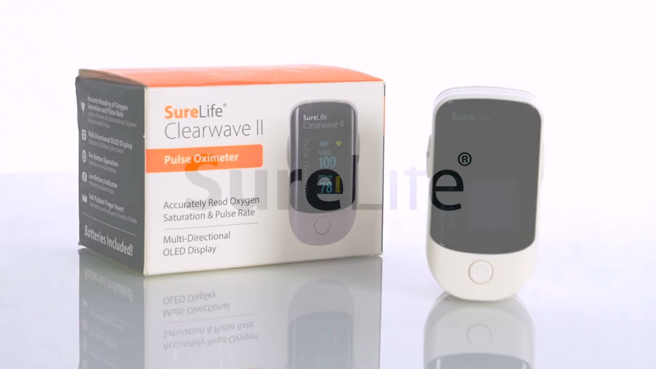 SureLife&reg; Clearwave II Pulse Oximeter