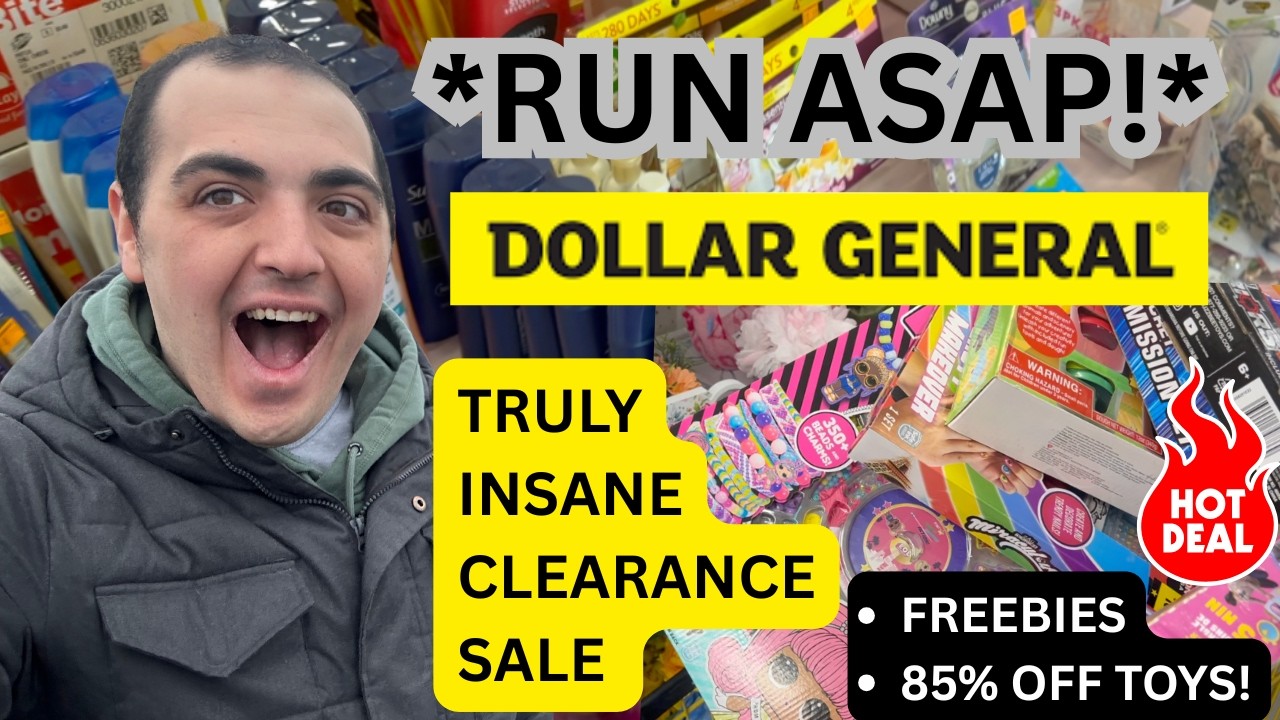 *RUN ASAP!* ~ TRULY INSANE CLEARANCE SALE AT DOLLAR GENERAL! ~ FREEBIES / 85% OFF TOYS ~ 2/27 - 3/1
