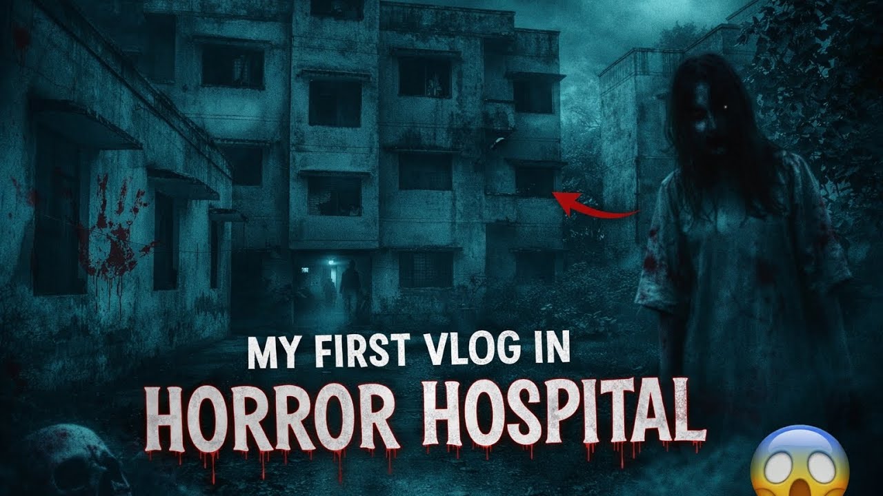My first vlog in horror hospital 😱#horrar#vlog#viral #ghost #firstvlog#horrorstories #hospital 