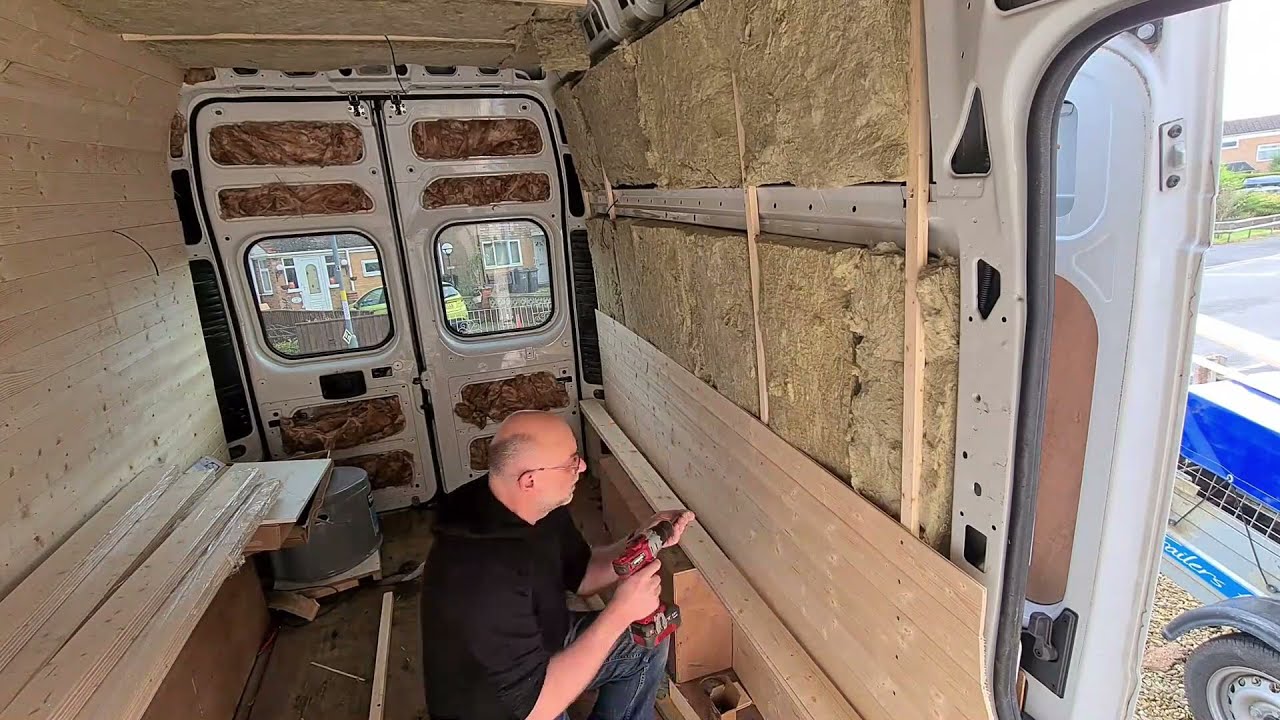 campervan build the cladding