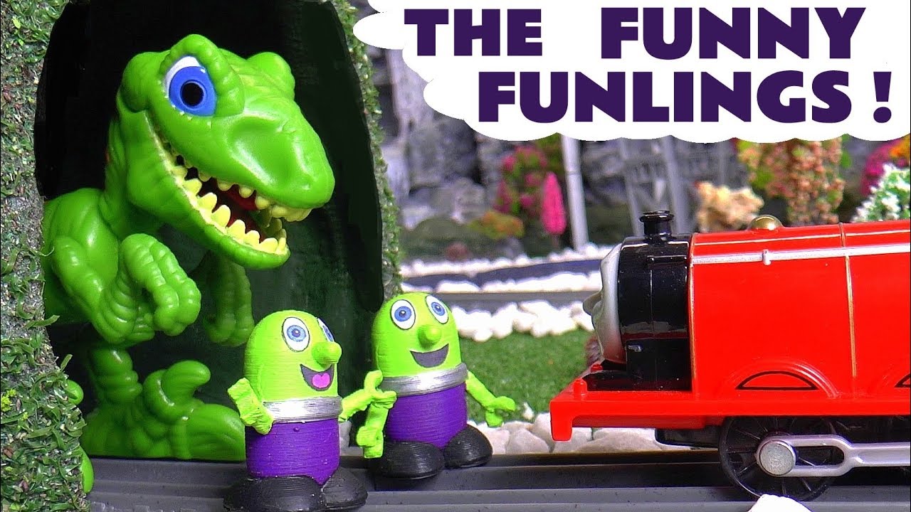 Funlings Dinosaur Toys Stories with Thomas Trains