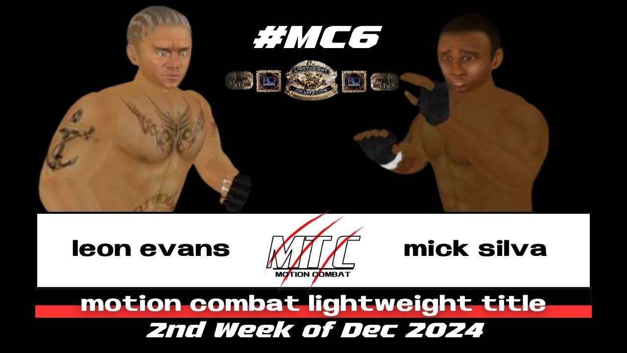 FULL FIGHT | Leon Evans Vs Mick Silva | MC6 | Motion Combat Lightweight Championship