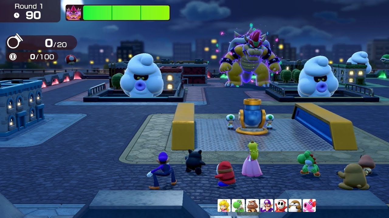 Super Mario Party Jamboree // Bowser Kaboom Squad (Ty-Foos - Normal) - Walkthrough