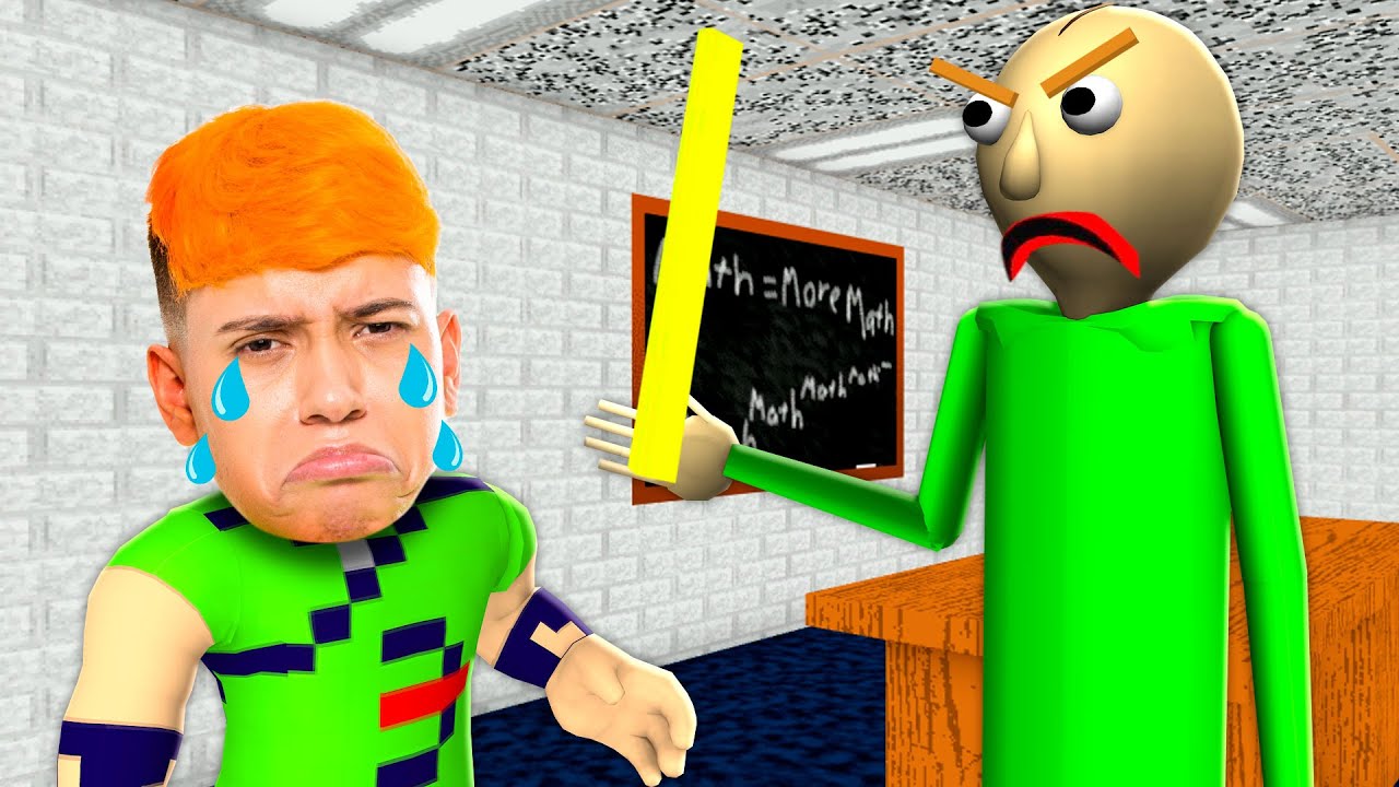 МЫ ЗАСТРЯЛИ В ШКОЛЕ БАЛДИ НА ОДИН ДЕНЬ В ROBLOX!! (Baldi's Basics)