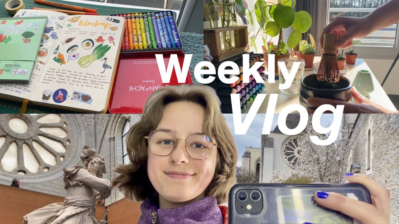 vlog 🖍️ une semaine en école de pauysage | musées, what I eat