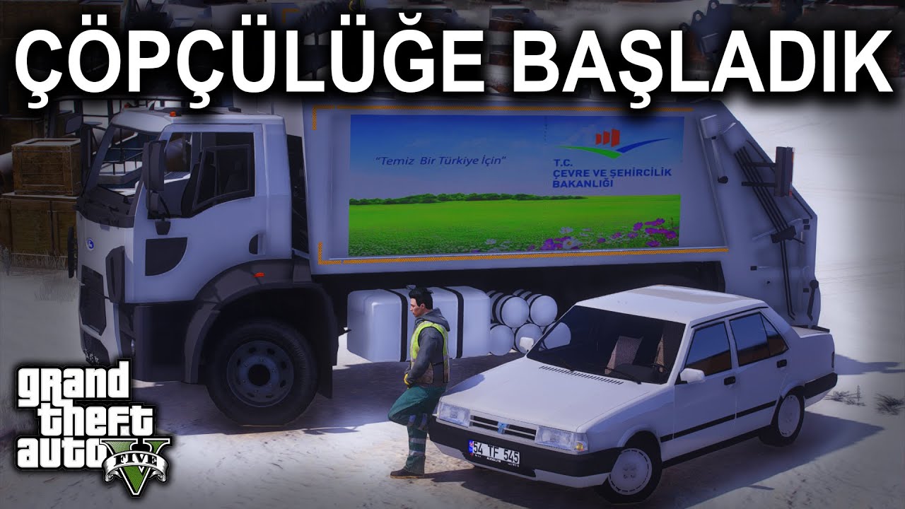 TOFAŞ ALDIM ! - ÇÖPÇÜLÜĞE BAŞLADIK - GTA 5 ÇÖPÇÜ MODU