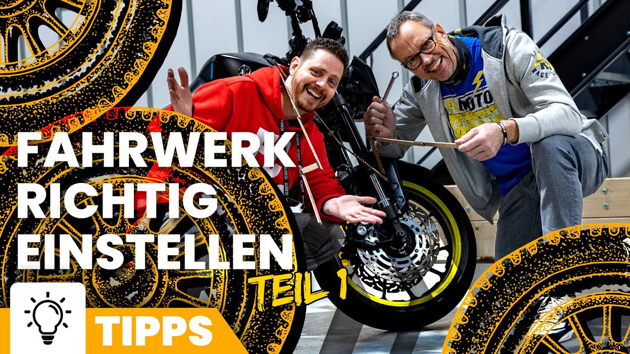 MACH DAS NICHT! - Wie stelle ich mein Fahrwerk am Motorrad richtig ein?