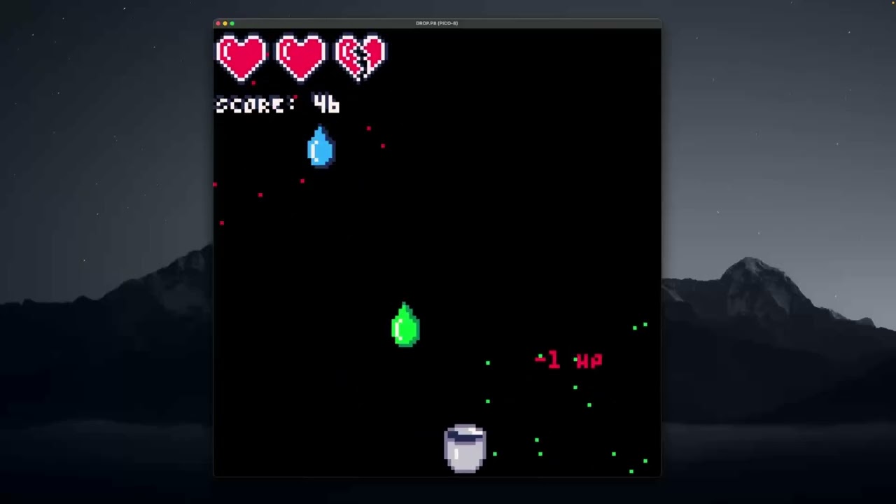 Mi primer juego en Pico-8! - Drop