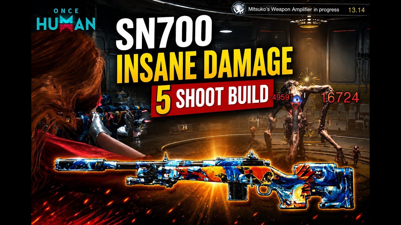 SN700 Insane Dmg Build with low mods | 5 shot build 💀