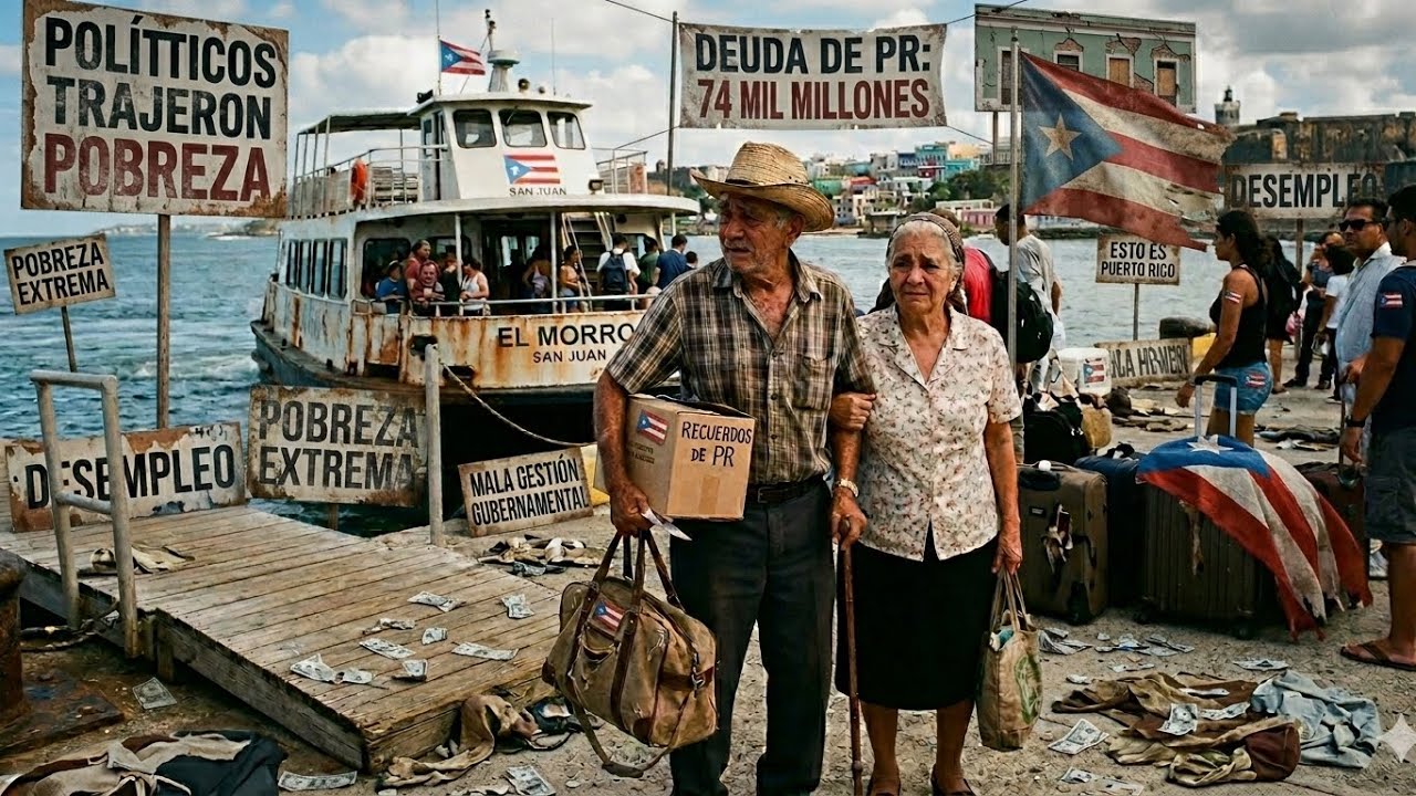 SE VAN DE PUERTO RICO,JOVENES,DOCTORES,POLICIA Y AHORA POBLACION DE ENVEJECIENTES Y LOS POLITICOS?