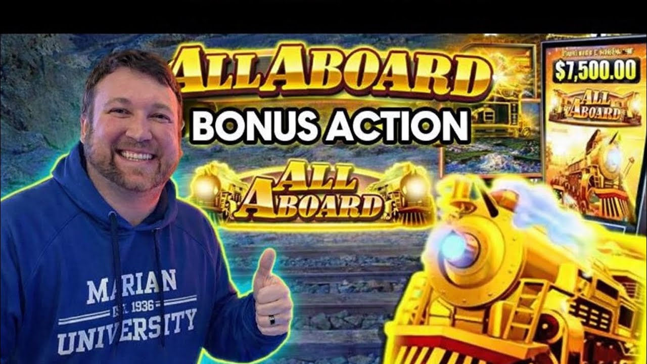 ALL ABOARD!!! All Aboard Slot Machine Bonus Videos from the Past Two Casino Trips! 