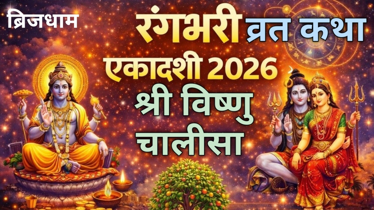 रंगभरनी ग्यारस की कथा और श्री विष्णु चालीसा | Rangbharni Ekadashi Katha | Vishnu Chalisa