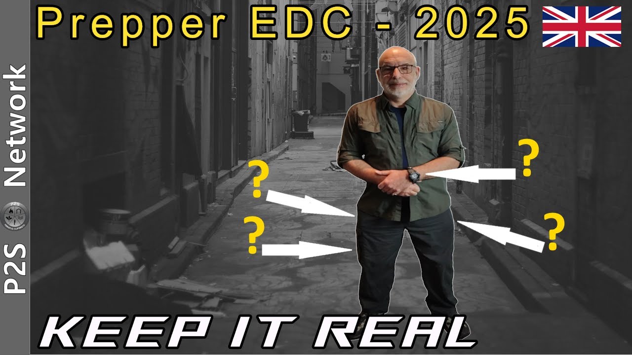 Prepper on person Every Day Carry | EDC | 2025 version #prepper #prepping #edc