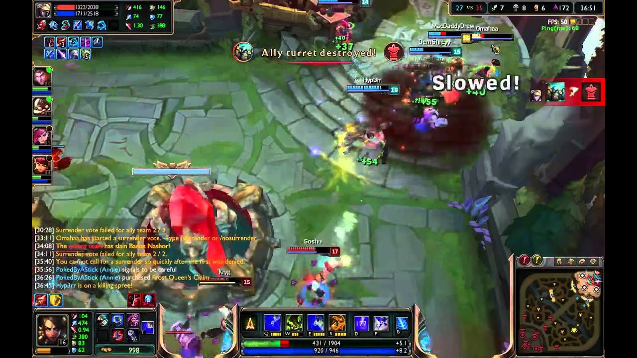 Vladimir Fountain dive (1v5??) penta