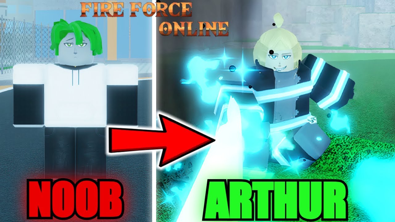 Going From Noob To ADOLLA BURST Arthur Boyle In Fire Force: Reignition...(Roblox)