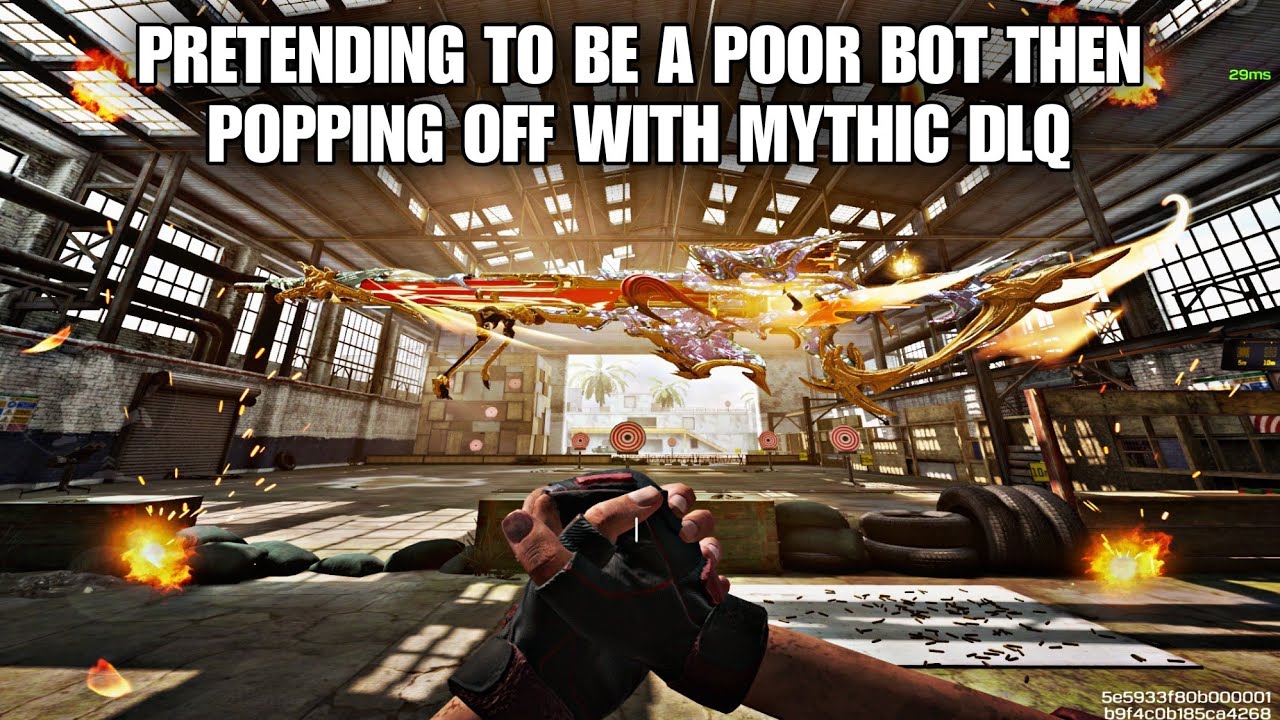 PRETENDING TO BE A POOR BOT THEN POPPING OFF WITH MYTHIC DLQ