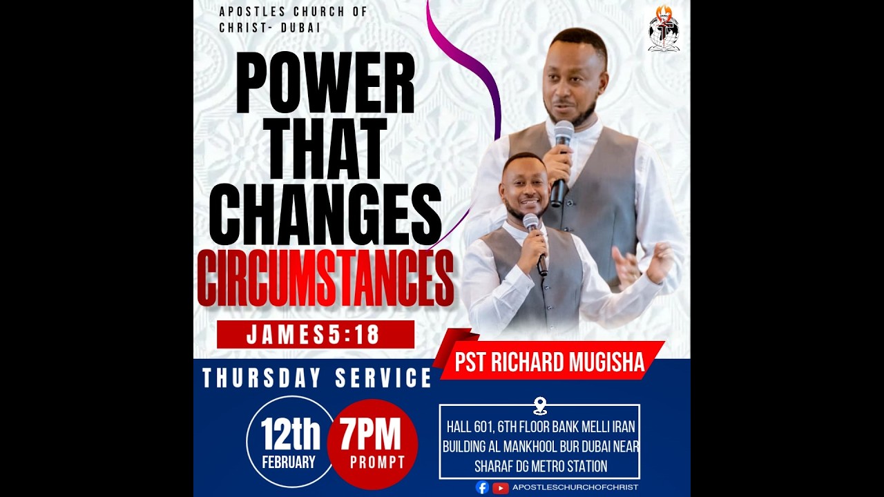 POWER THAT CHANGES CIRCUMSTANCES BY PASTOR RICHARD MUGISHA  12-02-2026