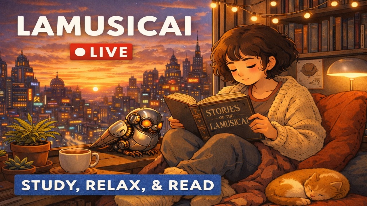 Future Vibes 📖 AI Generated Music for Reading & Work | lamusicai Live