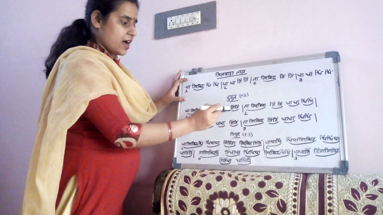 How to write Dugun and Tigun (Tilwara taal)