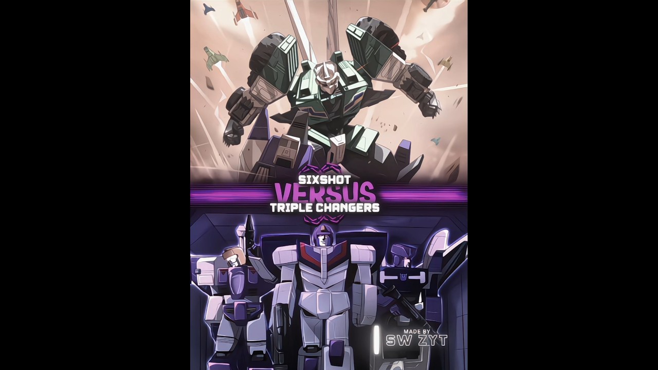 Sixshot 🆚️ Triple changers  // filler edit // #transformers
