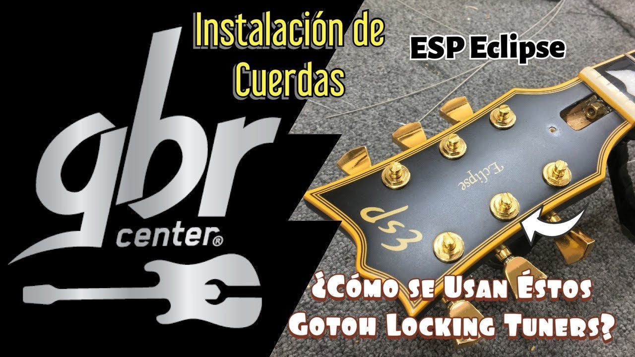 Instalación de Cuerdas Locking Tuners Gotoh 3 + 3