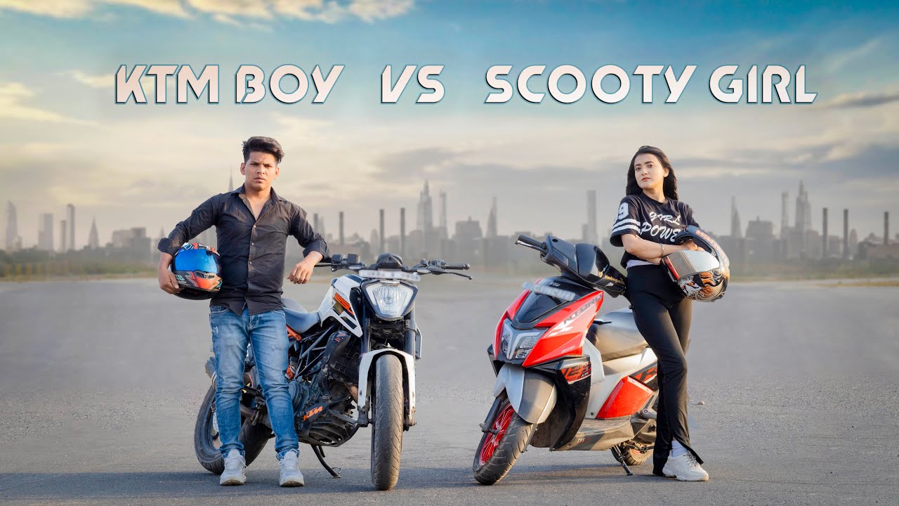 Ktm Boy Vs Scooty Girl | Низамул Хан