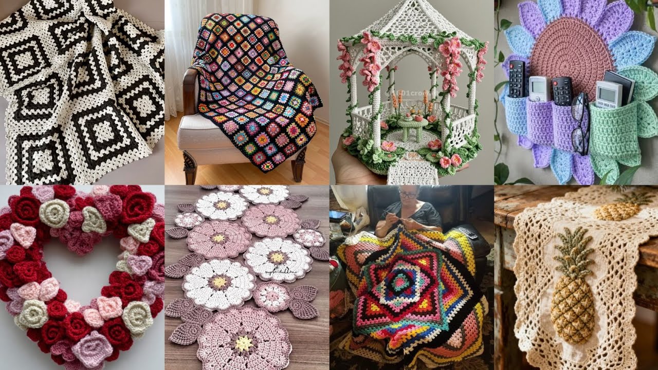 Most beautiful and attractive crochet handmade items and ideas 2026💕