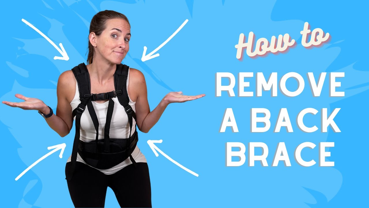 How to Put On and Take Off a Back Brace | Laminectomy, Back Fusion, Back Injury