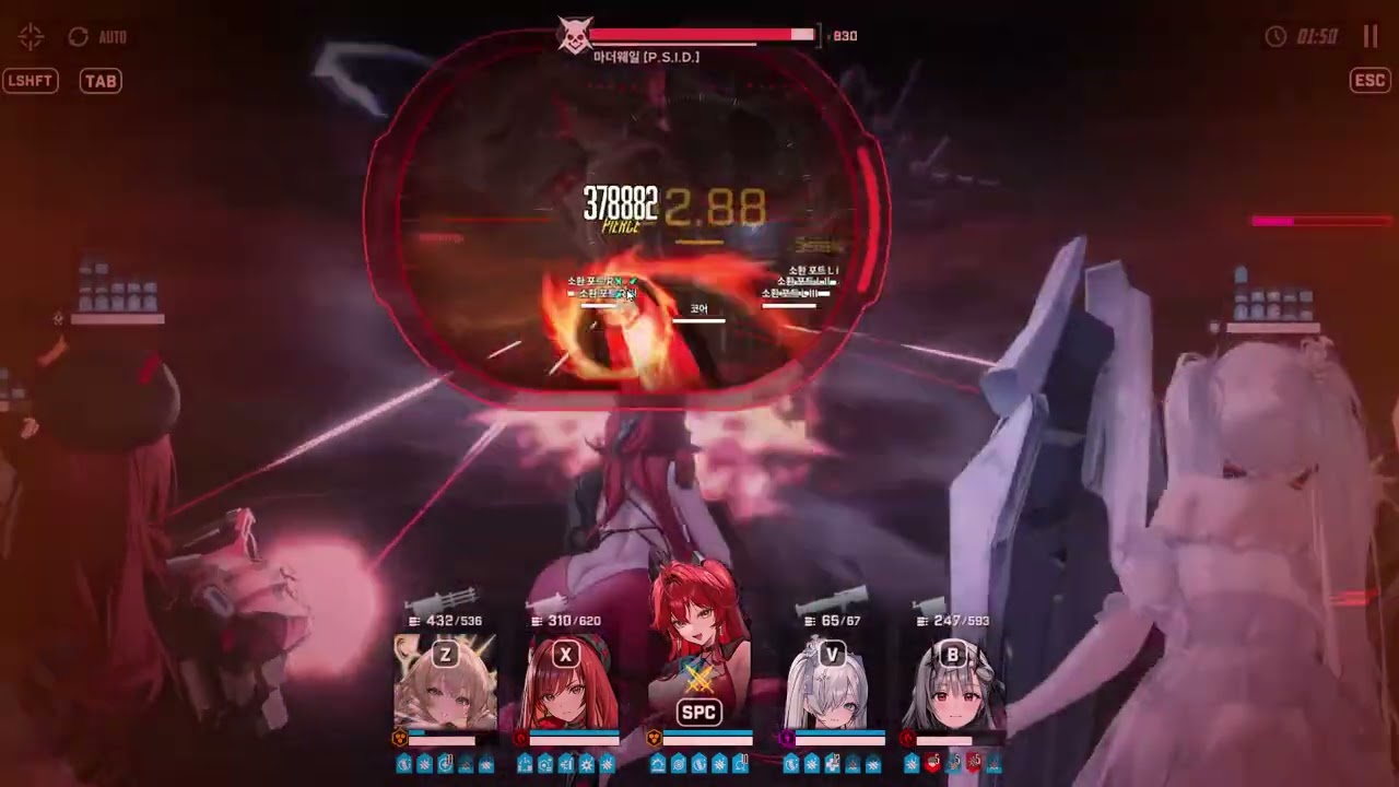 NIKKE 21-32 HARD BOSS 502k 크라레신모