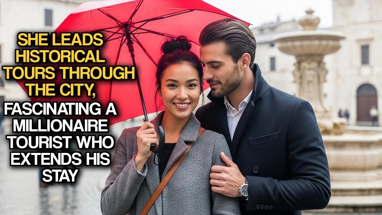 She Leads Historical Tours Through the City, Fascinating a Millionaire Tourist Who Extends His Stay