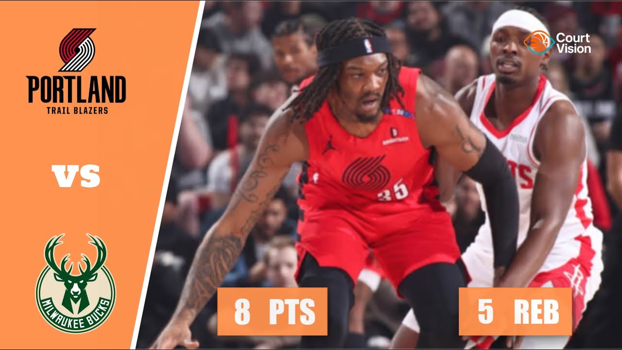 Robert Williams III - 8 Points, 4 Blocks, 5 Rebounds vs Bucks - 2025-26 Regular Season