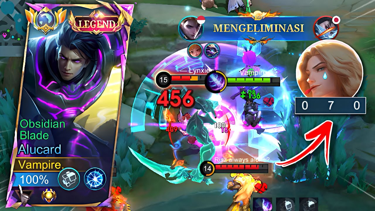 HARD GAME SOLO RANK! ALUCARD EXP TERSIKSA TIM FEEDER 🤯 | MLBB
