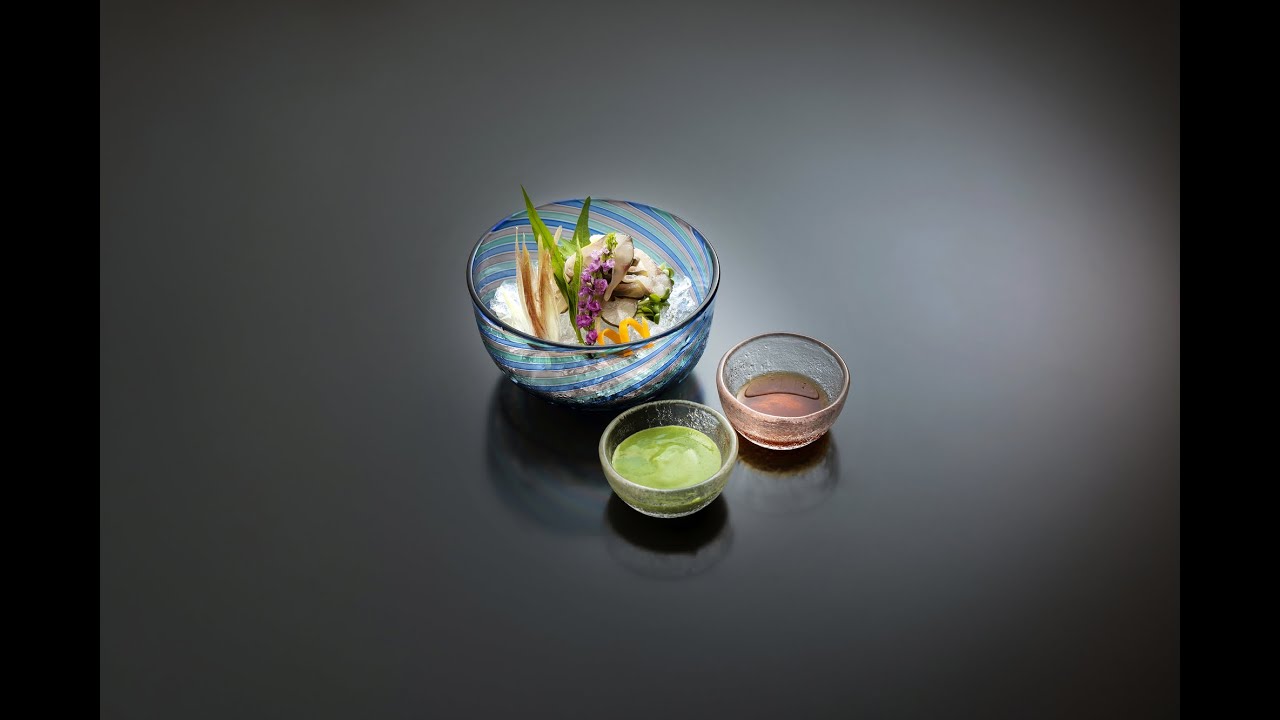 解禁から7月上旬までの旬味「鮎の背越し」