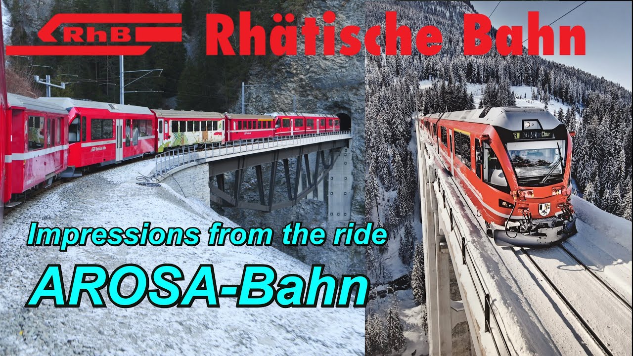 🇨🇭Mit der Arosa-Bahn von Chur nach Arosa 