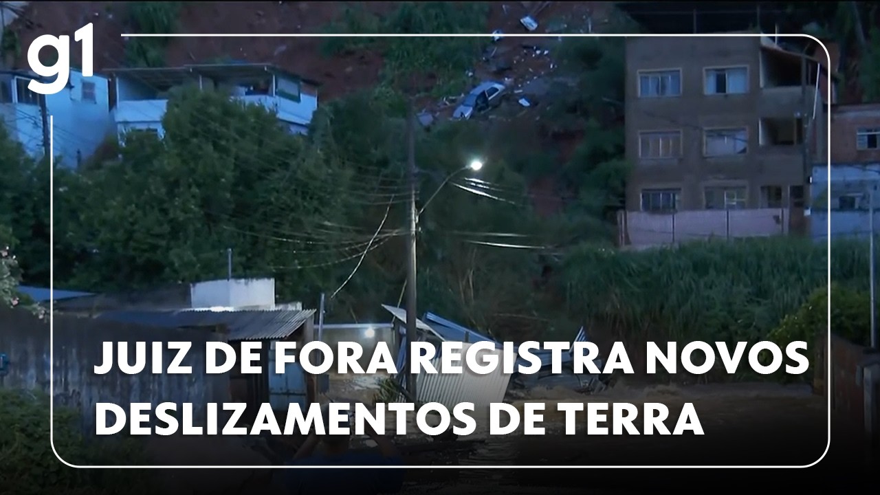 Juiz de Fora registra novos deslizamentos de terra nesta quinta (26)