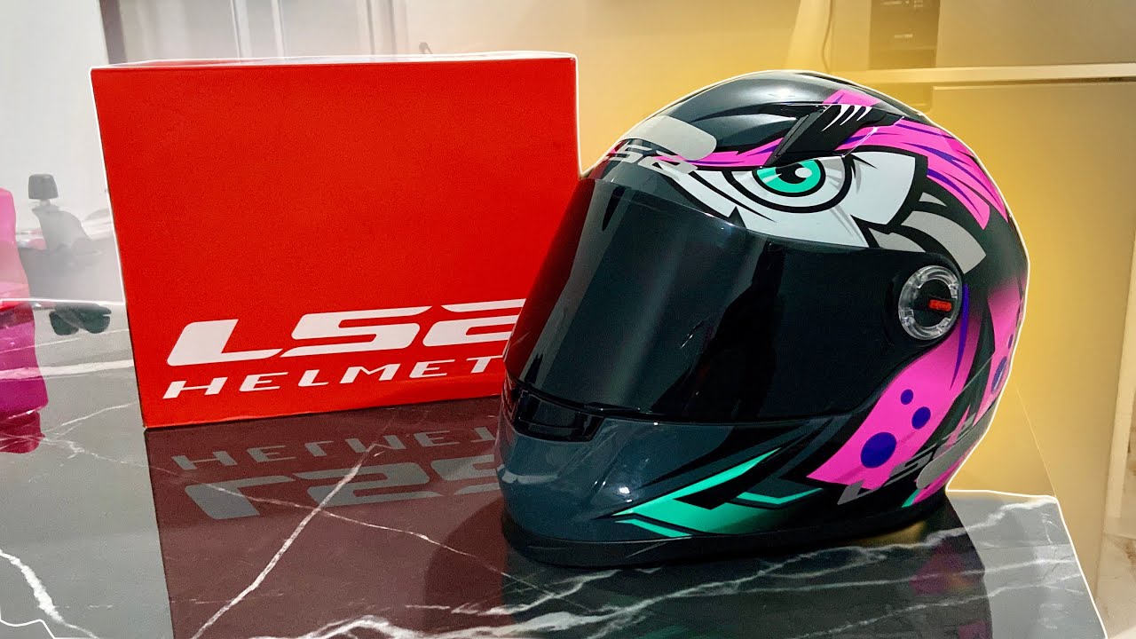 MEU CAPACETE NOVO 🔥 *Ls2 ff358 tribal rosa*