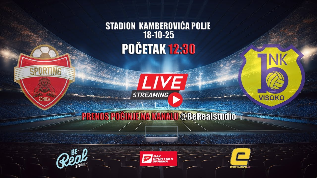 Pioniri : NK Sporting vs NK Bosna Visoko - 18/10/2025