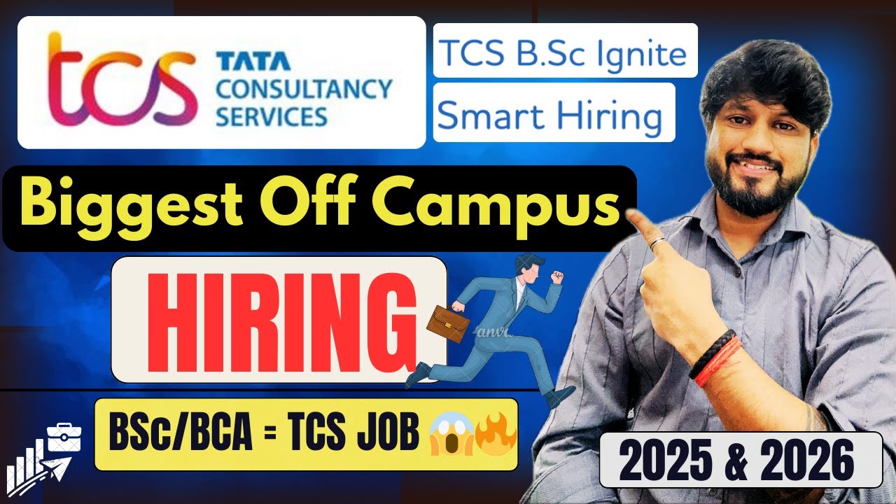 TCS Ignite & Smart Hiring 2025&ndash;26 🔥Complete Guide | Eligibility, Salary, Test Pattern | BSc BCA Jobs