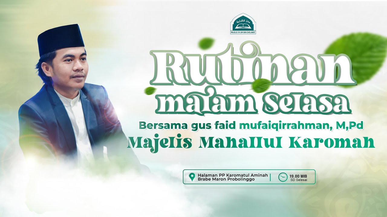 [LIVE] RUTINAN MALAM SELASA MAJELIS MAHALLUL KAROMAH II BRABE MARON PROBOLINGGO ( 16 FEBRUARI 2026 )
