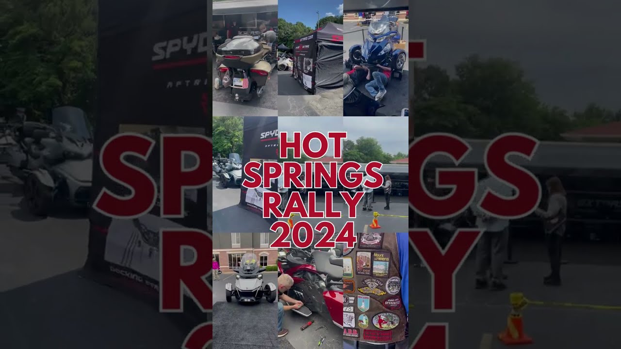 Spyder Extras -  Hot Springs Can-Am Spyder Rally 2024 