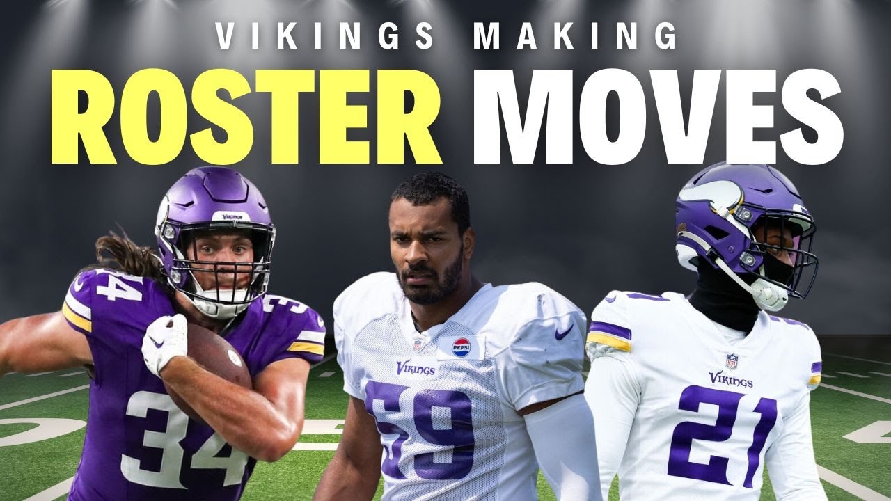 Vikings Roster Moves Before The Bears Game