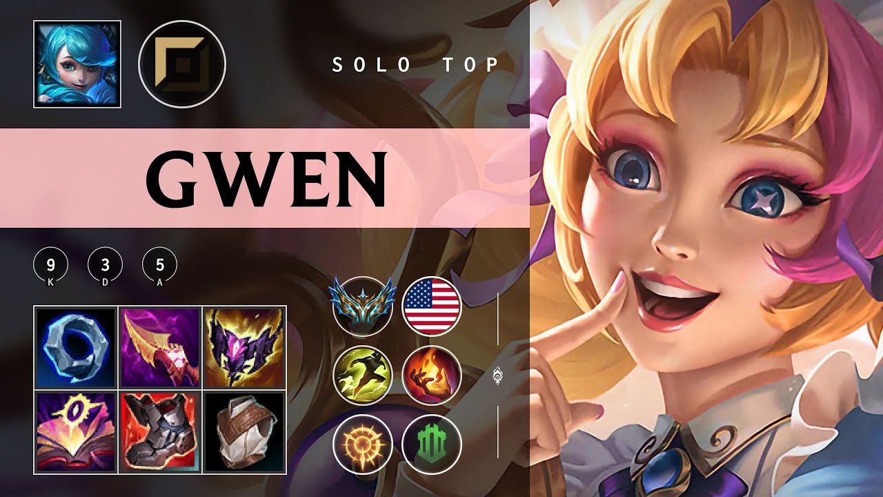 Gwen Top vs Fiora - NA Challenger Patch 25.24