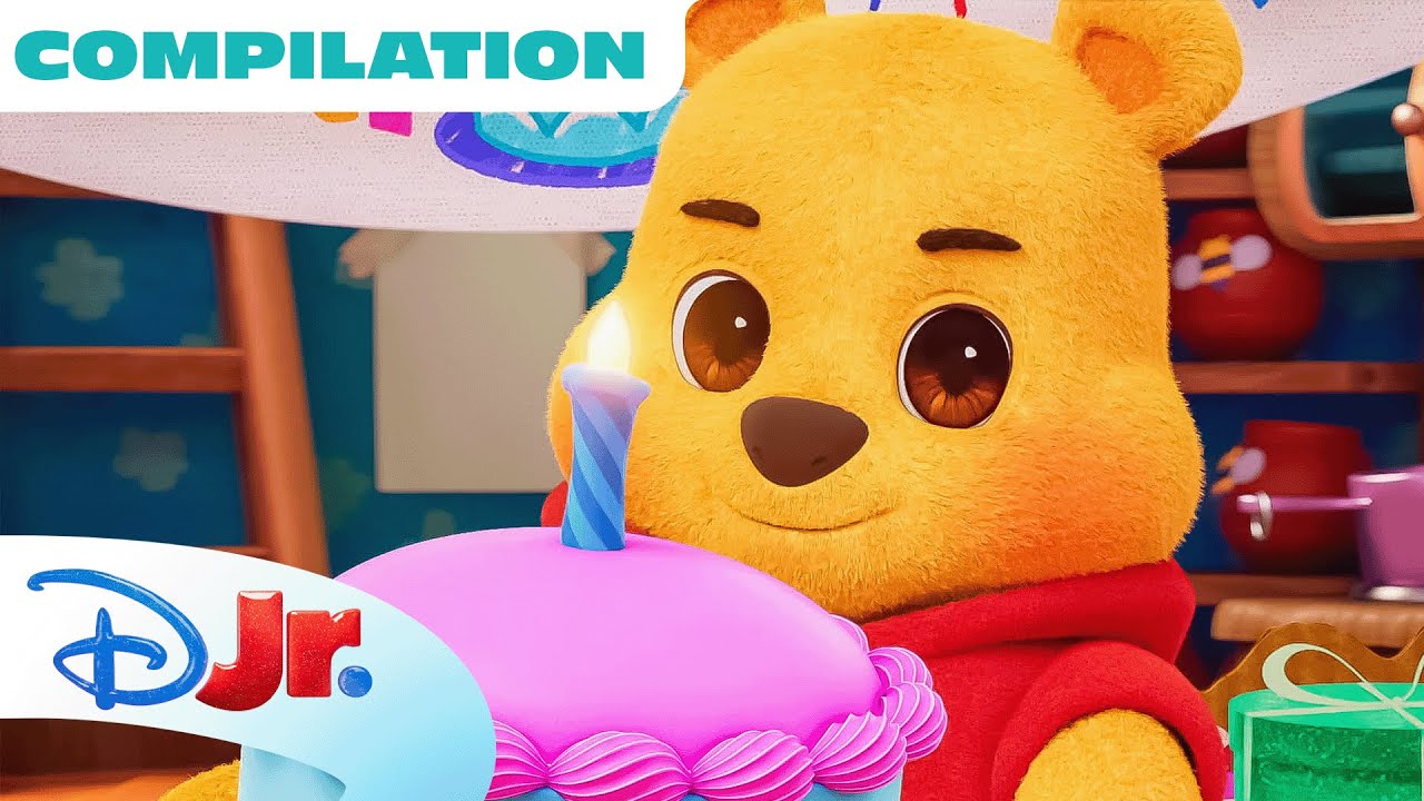 Me & Winnie the Pooh Vlogs 🍯💛 | Compilation | @disneyjr