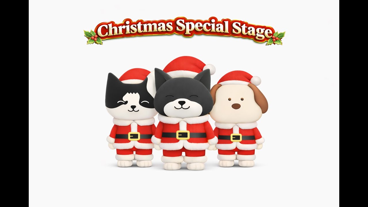 시도리 X 바똥이 | K-POP 크리스마스 특별 데뷔 무대 댄스 음악 🎄