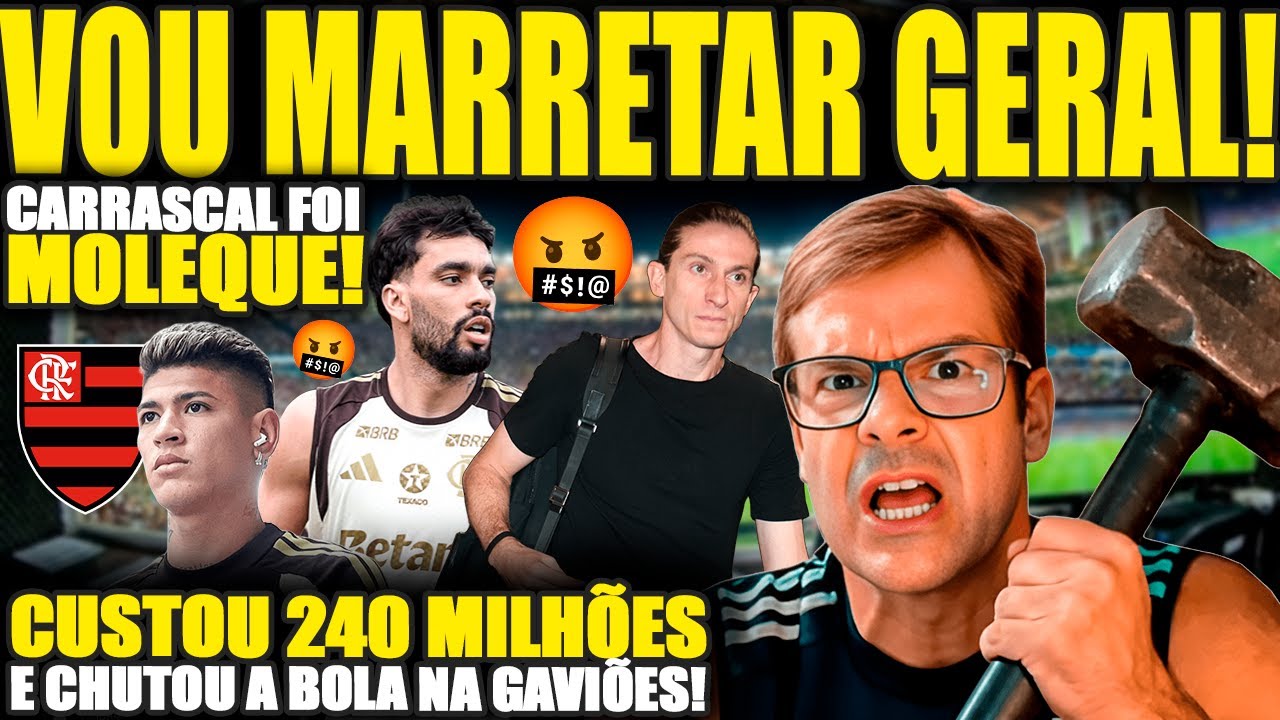 VOU MARRETAR GERAL! PAQUETÁ VAI SER COBRADO! CARRASCAL FOI MOLEQUE! LIVE RAIZ!