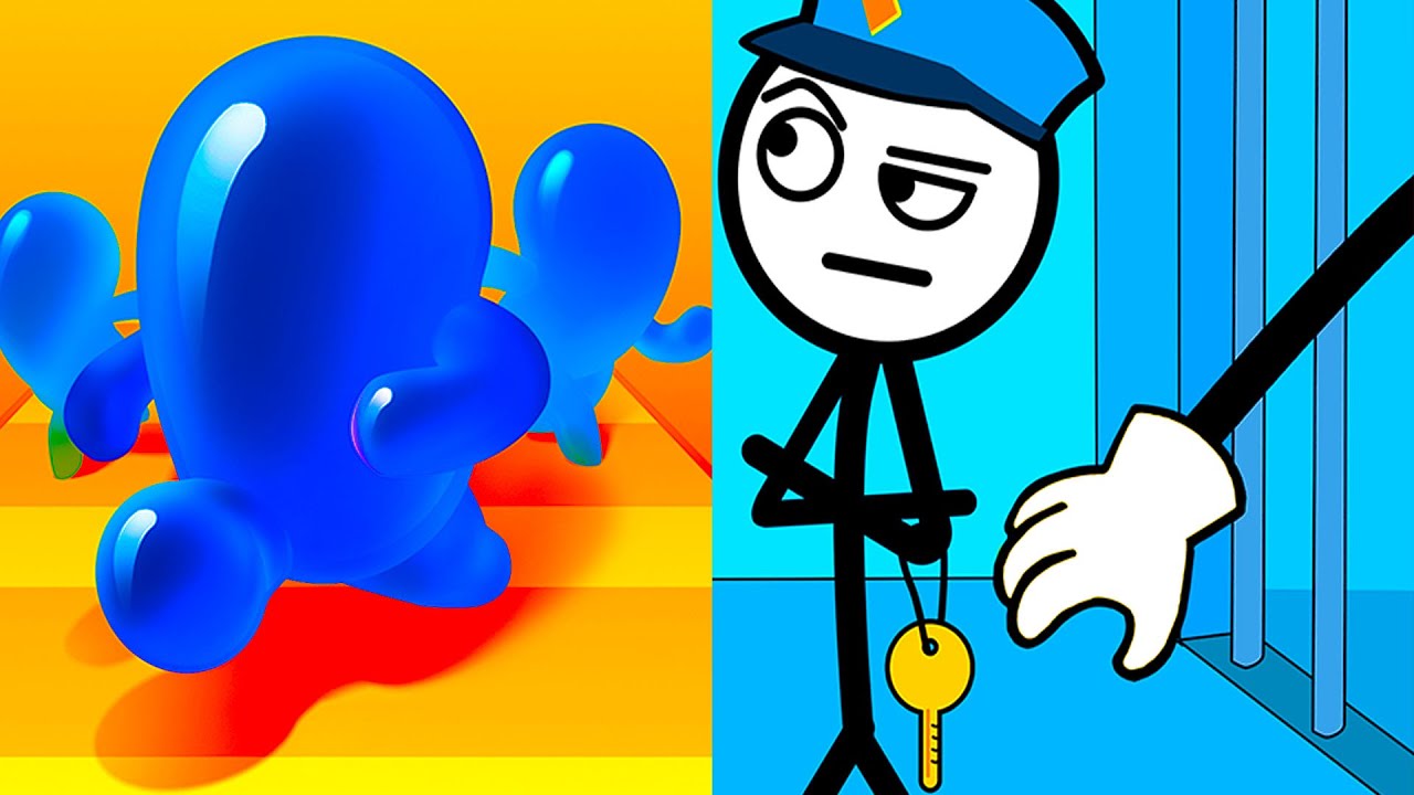 Thief Puzzle vs Join Blob Clash 3D ⭐🔴👽⭐️ Hard Levels Challenge Walkthrough Gameplay Ep82